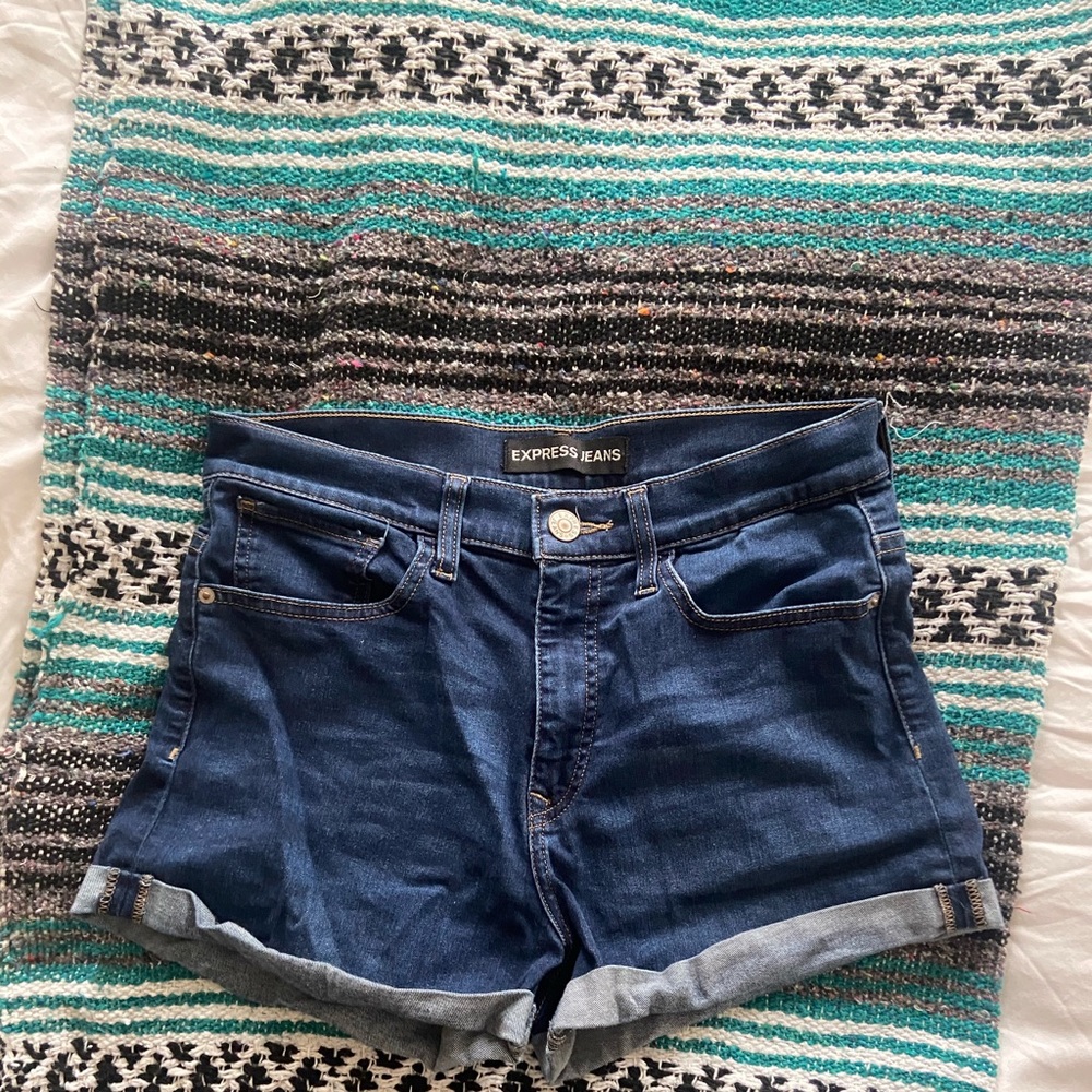 Dark Wash Shorts